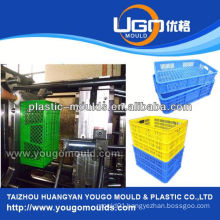 2013 hot sale injection vegetables crate plastic mould maker